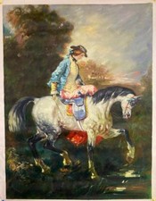Oil Painting - Lady Riding