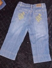 SZ 14 ROCAWEAR DENIM CAPRI 