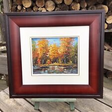 Contemporary Impasto Palette Knife Autumnal Landscape Oil Painting - Li Meniu