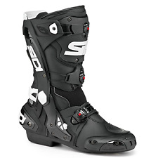Sidi Rex Motorcycle Motorbike Boots - Black/White (2024) (CE)