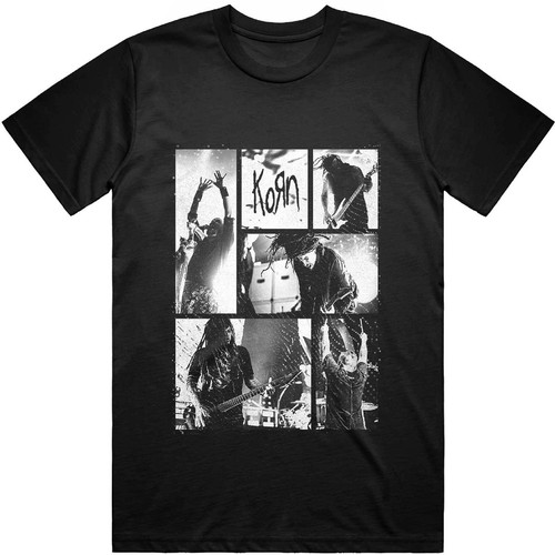 Korn shirt blocks rock band - t-shirt,