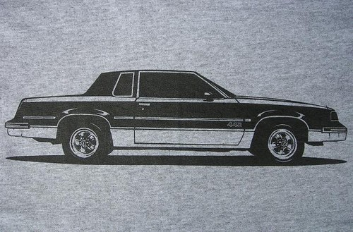 1987 cutlass 442 shirt - cutlass, t-shirt