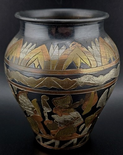 Vintage egyptian vase - vintage,