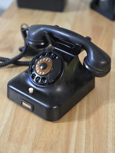 Vintage rotary telephone - rotary,