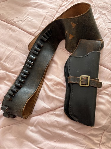 Western leather gun - western, with