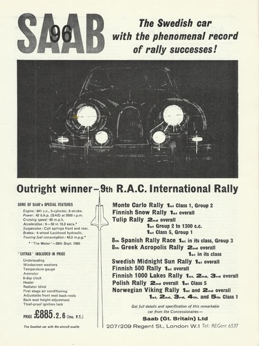Saab stroke original 1961 - 96,