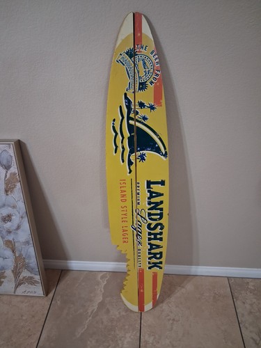 Landshark surfboard sign - landshark, "