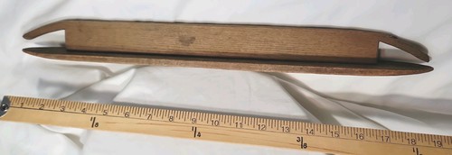 Wooden antique weaving shuttle - antique,