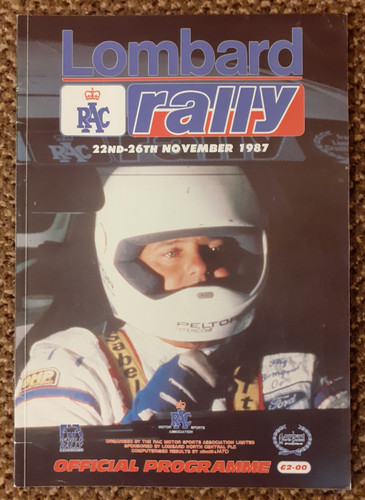 Lombard rac rally 1987 - rally,