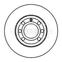 Borg beck front axle - borg, &