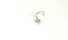 Gold indian nose wire - gold,