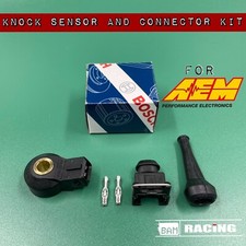 Genuine Bosch Knock Sensor And Connector Kit For AEM Standalone Ecu