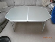 120 x 80 cm Portable Folding Camping Table Aluminium