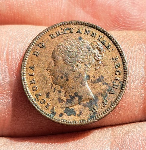 Victoria 1853 half farthing - half, farthing.