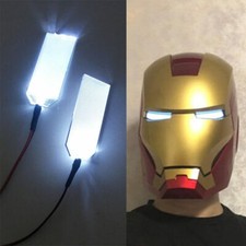 DIY LED Light Eyes Kits 1:1 Iron Man Helmet Colorful Eye Light Mask Cosplay Prop