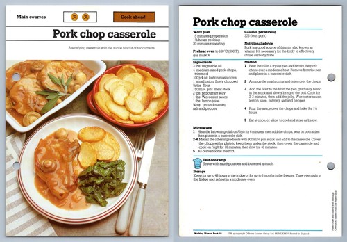 Pork chop casserole - mains,