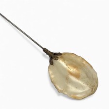 1920s Pearl Hat Pin Huge Blister Pearl Vintage Antique Jewellery