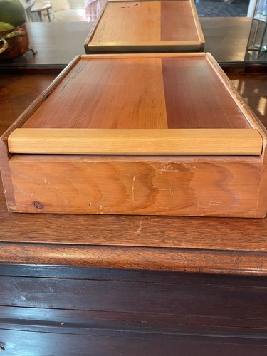Vintage wooden lap - vintage, mid