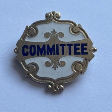 Committee Metal Badge. 
