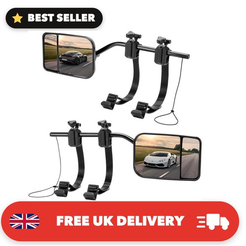 Convex caravan towing mirror - convex,
