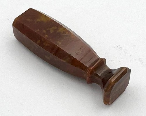 Victorian unengraved agate - unengraved,