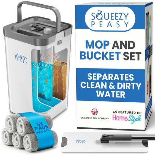 Squeezypeasy premium flat mop - premium,