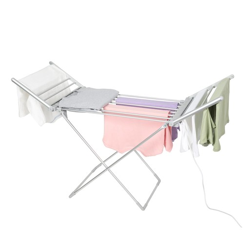 Electric heated clothes dryer - heated,