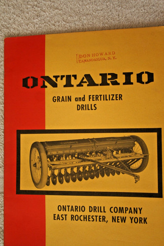Ontario grain drill - ontario,