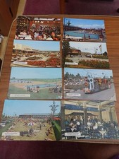 8 Postcards Butlin's Holiday Camp Clacton  Essex Pool Train Boating lake Bar