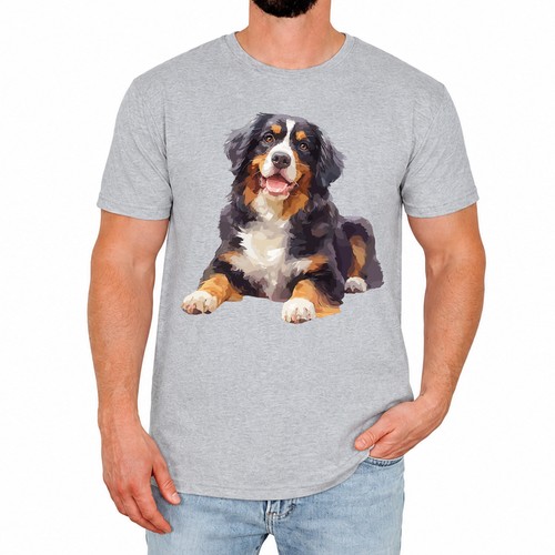 Cute bernese mountain dog - dog, mens