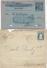 Chile old used postal - chile,