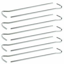 50 x Heavy Duty Galvanised Steel Tent Pegs Metal Camping Ground Sheet Anchor