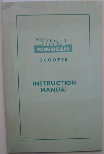Bsa sunbeam scooter 1961 - sunbeam,