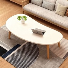 80CM LIVING ROOM CENTER MINIMALIST DISPLAY COFFEE TABLE WITH MANGO SHAPE