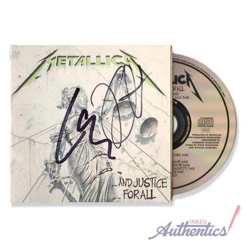 Metallica signed autographed - signed,