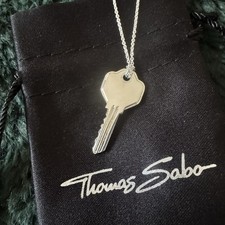 Thomas Sabo Unisex Necklace with 925 Silver Key BRAND NEW RRP £90 Christmas Gift