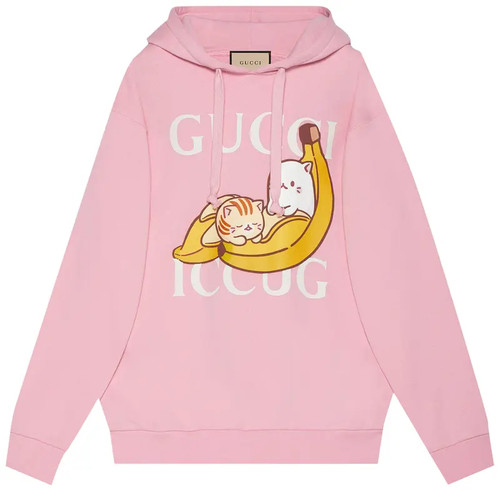 Gucci bananya hoodie pink - x,