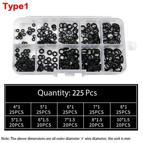225pc assorted ring - assorted, set