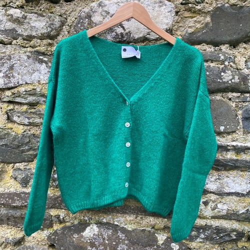 Cardigan soft wool mohair - cardigan,