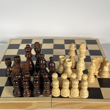 Wooden folding chess set - folding,