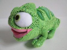 Disney Tangled Rapunzel Pascal Green Chameleon 8" Long Soft Toy Plush