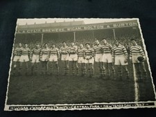 VINTAGE RUGBY LEAGUE PRESS PHOTO WIGAN V WAKEFIELD TRINITY 1ST JANUARY 1947