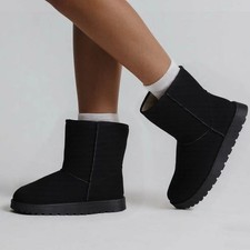 WOMENS LADIES MID CALF BOOTS