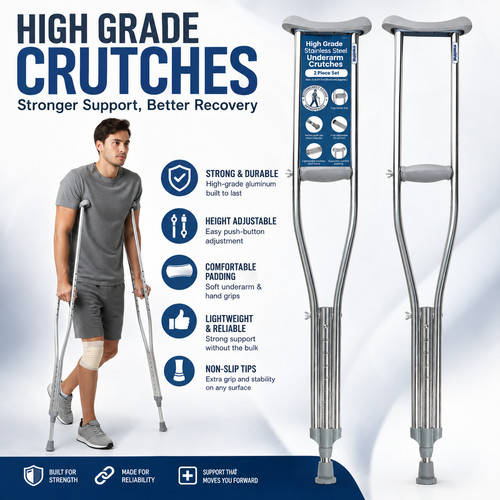 Underarm crutches - 2,