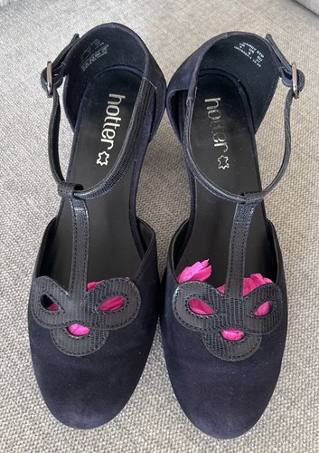Hotter darcy navy blue suede - blue,