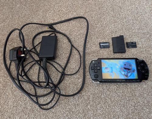 Sony psp 2003 black handheld - psp-2003,