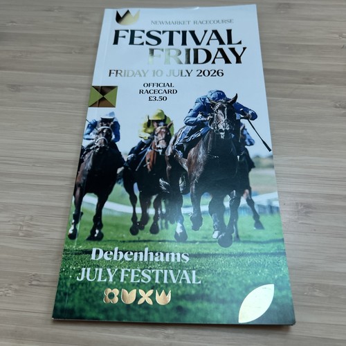 Newmarket race cards july - race,