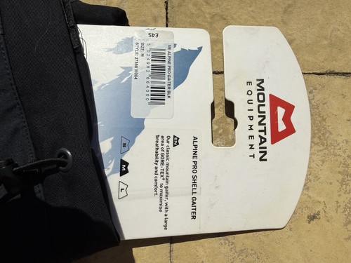 Mountain equipment gaiter - mountain,