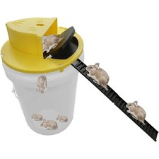 Flip Slide Bucket Mouse Trap