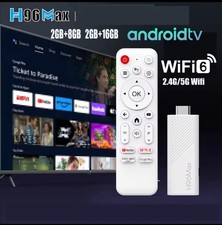 💚 Android TV Stick H96 MAX All winner H313 2.4G Wifi 5G Wifi 6  2GB+16GB 4K 3D 